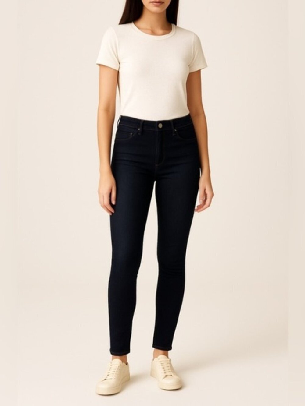 Pilcro and the Letterpress Dark Wash Skinny Jeans – Size 28